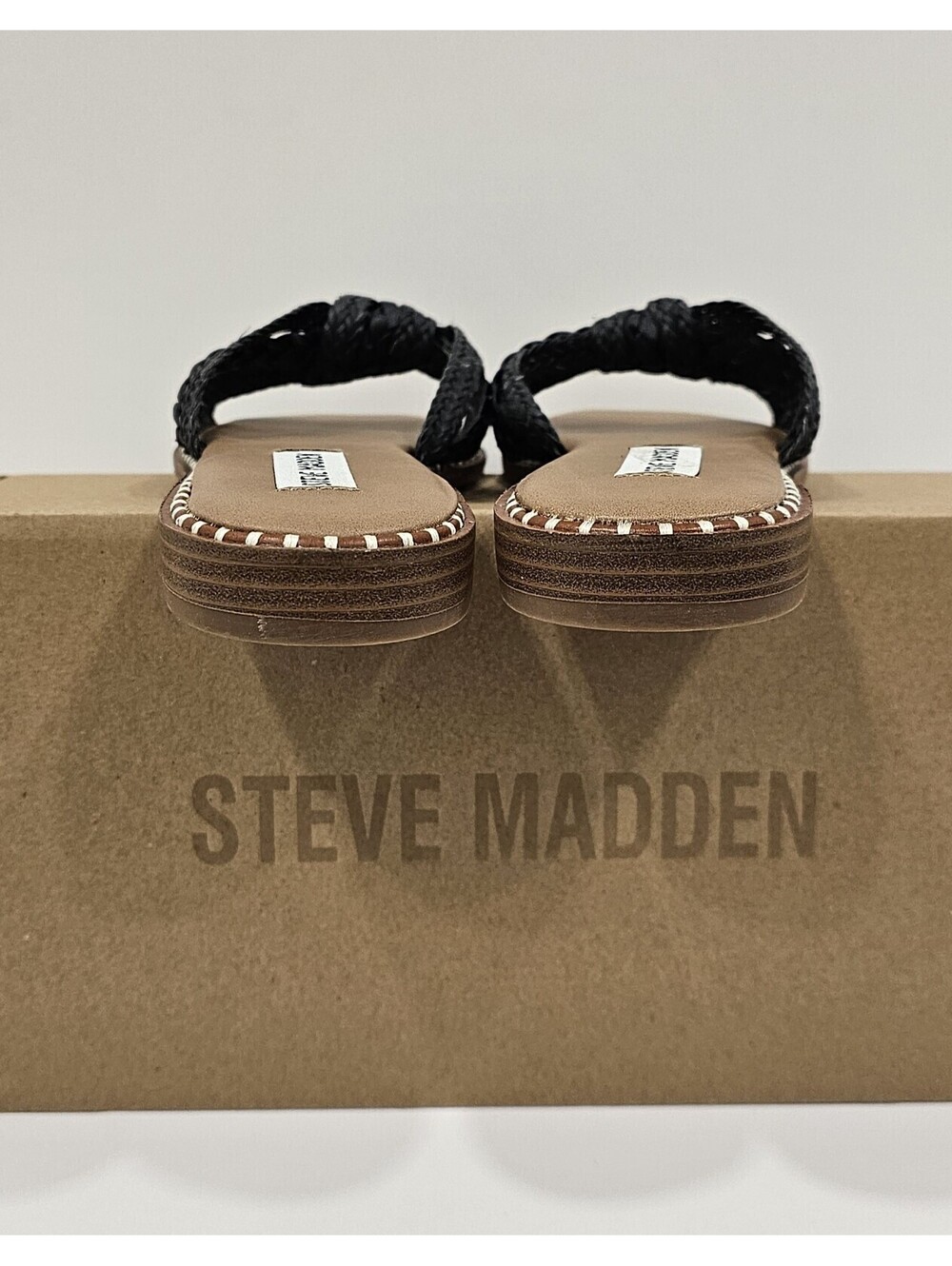 Steve Madden Wilmah Knotted Slide Sandals Size 8 - Picture 7 of 11